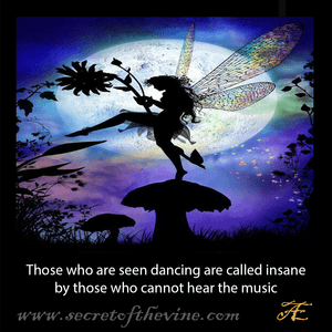 And those who were seen dancing were thought to be insane by those who could not hear the music.