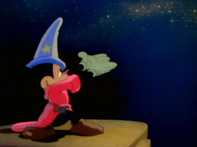 Walt-Disney-Psychedelic-Scenes-Fantasia-Mickey-Mouse-wizard-3 Disney Fantasia Scenes Mickey mouse sorcerer's apprentice