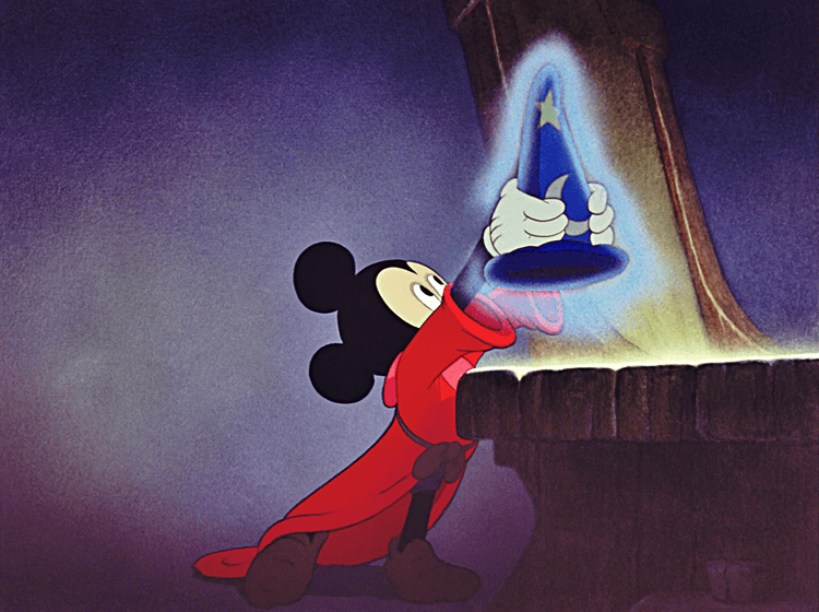 Walt-Disney-Psychedelic-Scenes-Fantasia-Mickey-Mouse-wizard Disney Fantasia Scenes Mickey mouse sorcerer's apprentice