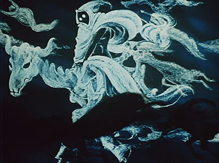 Walt-Disney-Psychedelic-Scenes-Fantasia-night-on-bald-mountain-2 Psychedelic Disney Fantasia Scenes Demons on horses