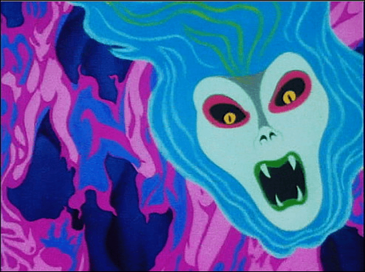 Walt-Disney-Psychedelic-Scenes-Fantasia-night-on-bald-mountain-harpy-3 Psychedelic Disney Fantasia Mythological Scenes night on bald mountain harpie