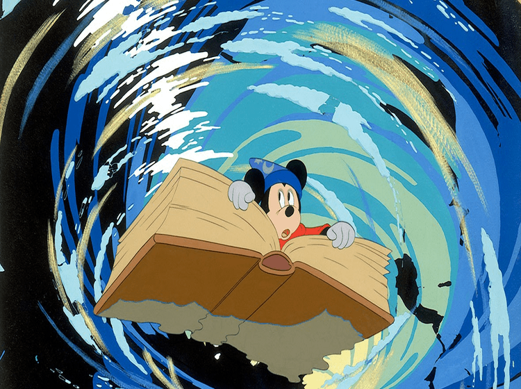 Walt-Disney-Psychedelic-Scenes-fantasia-Mickey-Magic-book Psychedelic Disney Fantasia Scenes Micky and the book of magic