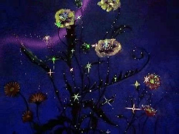 Walt-Disney-Psychedelic-Scenes-fantasia-tchaikovsky-3 Psychedelic Disney Fantasia Scenes fairies and flowers