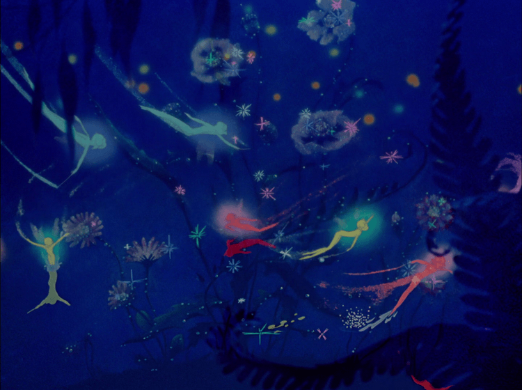 Walt-Disney-Psychedelic-Scenes-magic-forest Psychedelic Disney Fantasia Scenes fairies
