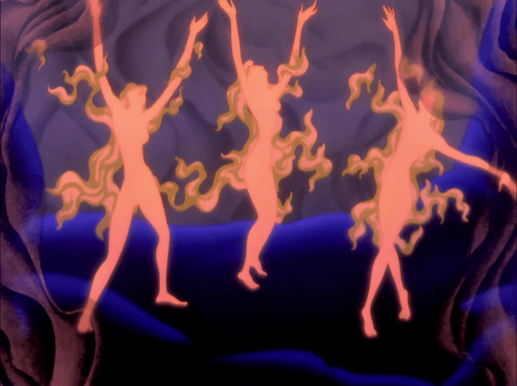 Walt-Disney-Psychedelic-Scenes-night-on-bald-mountain-ave-maria-141 Psychedelic Disney Fantasia Scenes night on bald mountain fire people