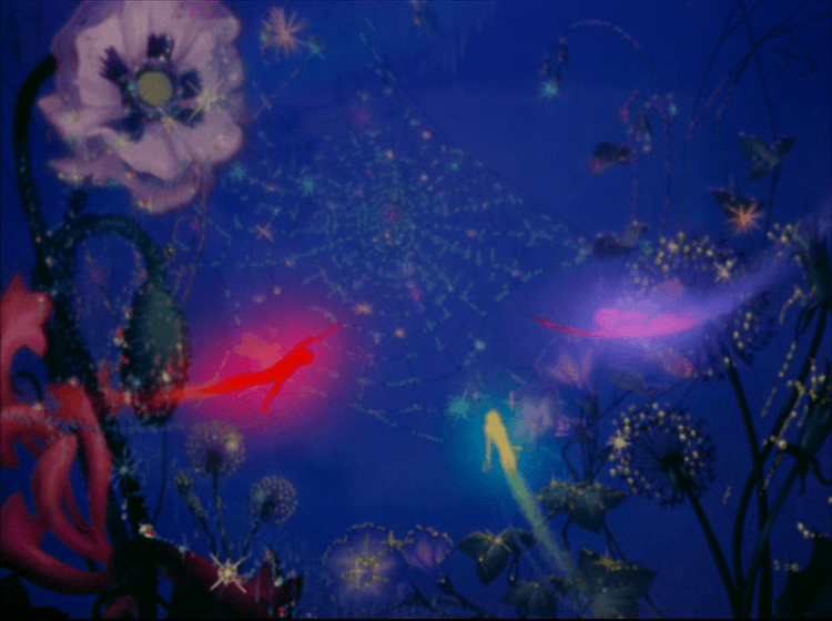 Psychedelic Disney Fantasia Scenes fairies